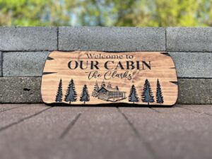 Personalized Wooden Engraved Signs