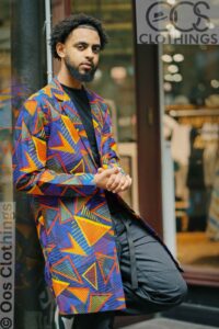 Ankara Jacket With Hood