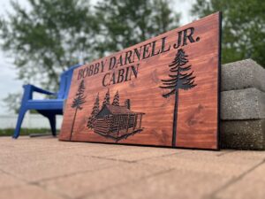 Personalized Wooden Engraved Signs