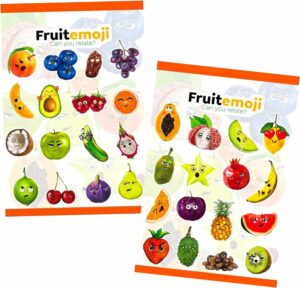 Fruit Emoji Puffy Stickers