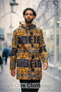 Ankara Jacket With Hood